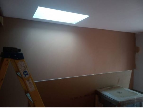 Skylight installed Skylight installed